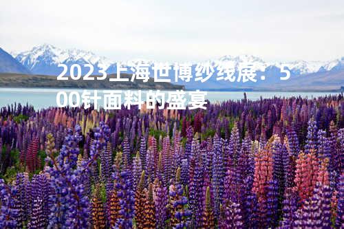 2023上海世博纱线展：500针面料的盛宴